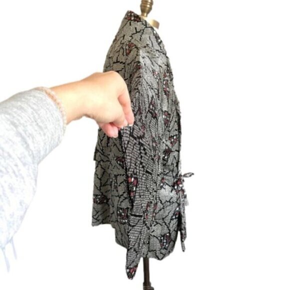 Japanese Wrap Haori Kimono Yukata Robe Top - S/M - Picture 5 of 10